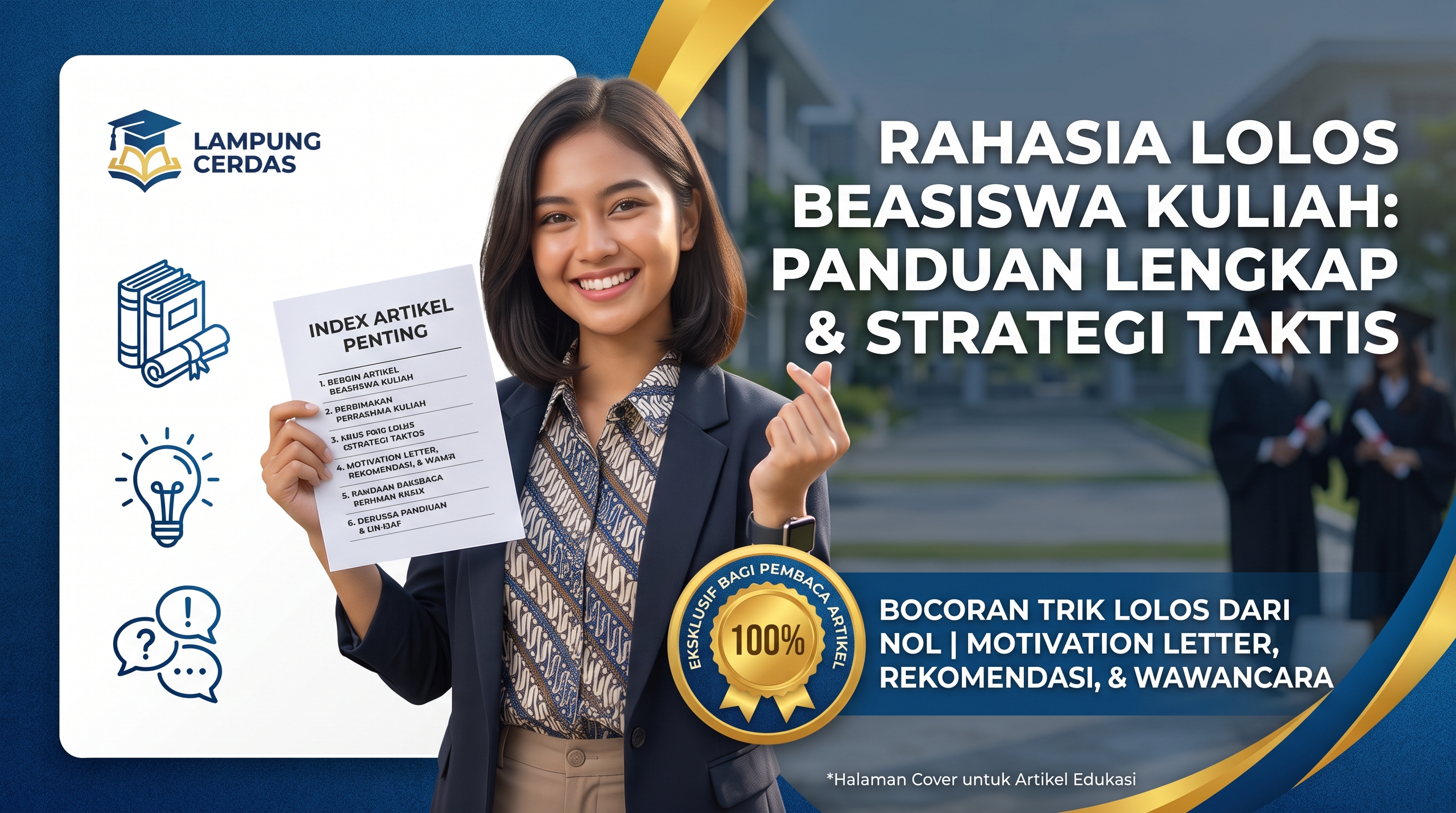 Rahasia Lolos Beasiswa Kuliah: Panduan Lengkap Cara Lolos Seleksi dari Nol